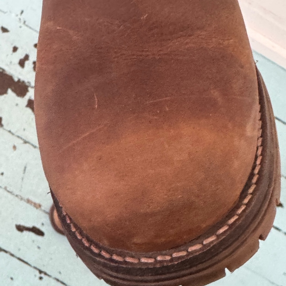 Maddison Size EU 38 Chelsea Boot Wedge sole wooden Nubuck - Picture 16 of 17
